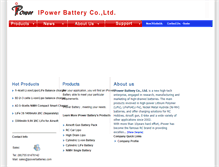 Tablet Screenshot of ipowerbatteries.com